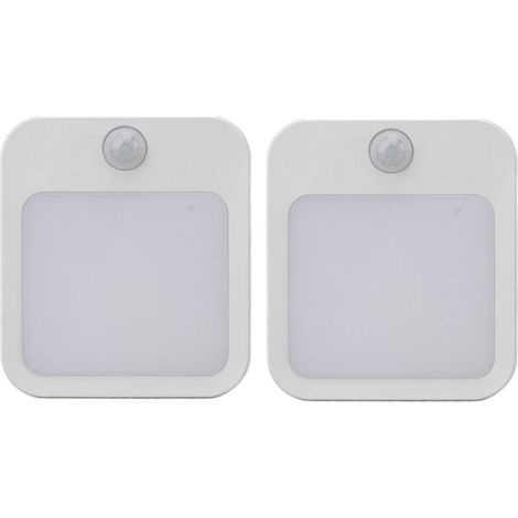 FLITI Kompaktes LED-Nachtlicht mit Bewegungsmelder, 2 Stück, einstellbare Helligkeit, Warmweiß, EU-Stecker 110–220 V (1/5)