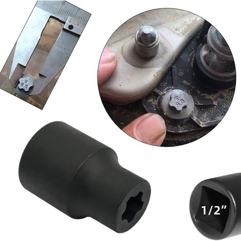 Couvercle de batterie, outils spéciaux de voiture, démontage de la clé à douille de remplacement pour Tesla (1/5)