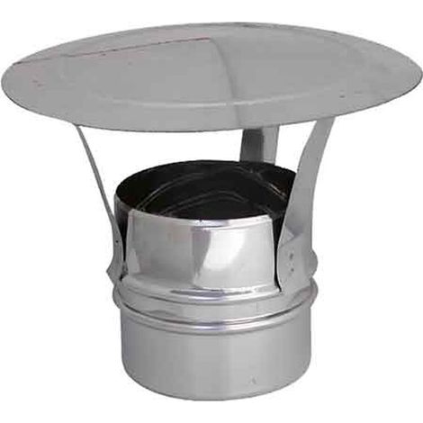 FUMAIOLO ZINCATO TONDO A CAPPELLO 'CINESE' Ø 160 mm