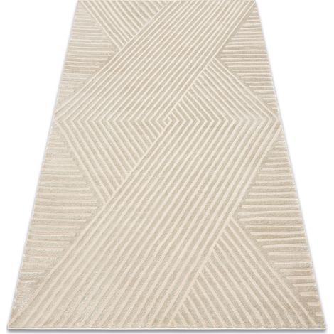 Tappeto BALANCE 1503 taupe - Geometrico, strutturale, glamour beige 200x290 cm