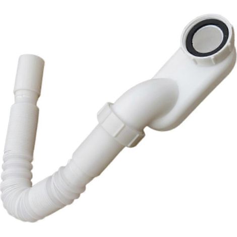 Kit de tuyau de vidange télescopique en plastique pour baignoire, adapté aux baignoires flexibles, ensemble de 3 pièces (1/5)