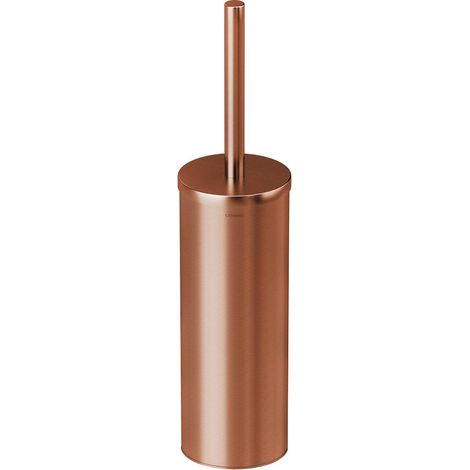 COSMIC Toilet brush & holder, Brushed copper PVD, LOGIC Collection