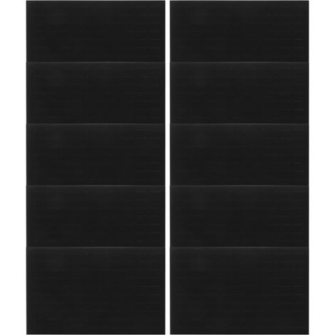 Tapis de Présentation de Bijoux 100 Slots, Velours Noir, Lot de 10 (1/5)