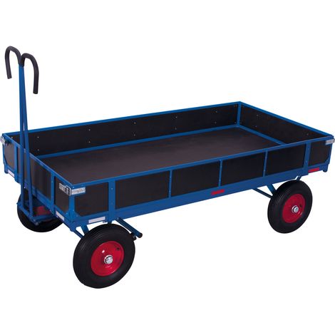 VARIOfit Handpritschenwagen mit Bordwand Luftbereifung 1.185 x 780 mm Traglast 1.000 kg (1/5)