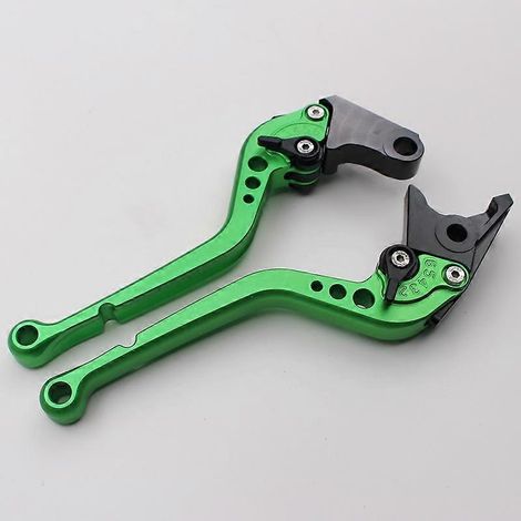 Levier de frein, d'embrayage et de klaxon modifié pour moto CBR900RR CB919 VTX1300 CB-1 (vert 3) (1/5)