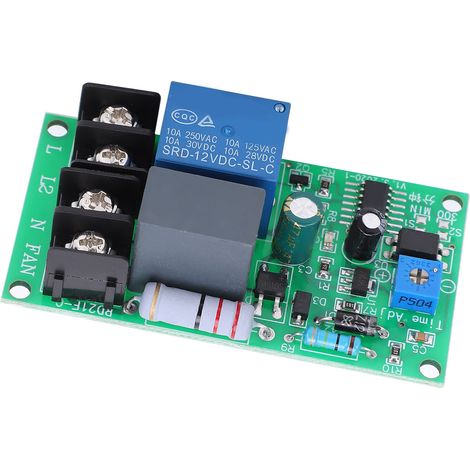Module relais temporisé avec interrupteur de mise hors tension, carte de commande, composant électronique RD21F-C 220 V (1/5)