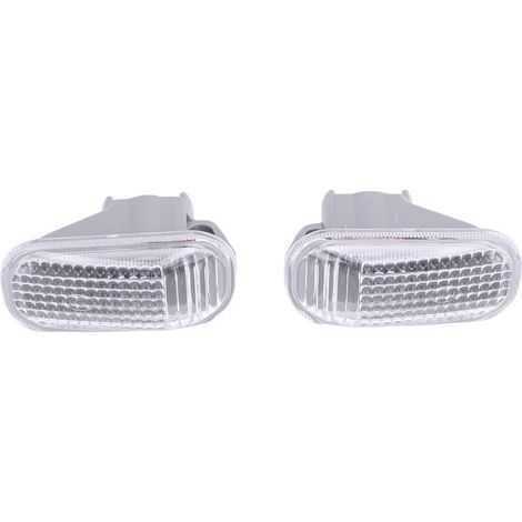 1 paire de couvercles de feux de position latéraux avant, boîtier 34301 S5H T02 de remplacement pour City EP3 Stream Jazz FIT blanc (1/5)