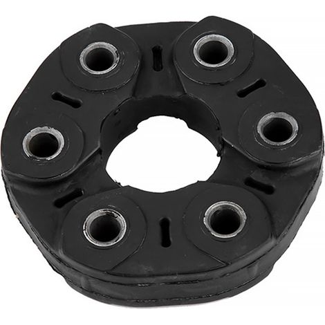 Jeffergarden Disque flexible d'arbre de transmission, 26117511454, alliage d'aluminium, diamètre 97 mm (3,8 pouces), noir, 6 trous, pour remplacement sur voiture 128i 2008-2013 (1/5)