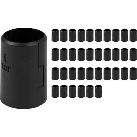 Lot de 74 clips de fixation pour étagères métalliques, pour montants de 2,5 cm (1 pouce) (1/5)