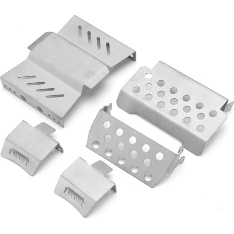 Kit de protections de châssis RC portables, résistantes à la corrosion et aux chocs, en acier inoxydable. (1/5)