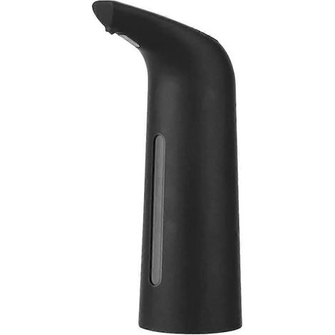 Schwarzer, berührungsloser, automatischer Seifenspender für Küche und Bad, 400 ml (1/5)