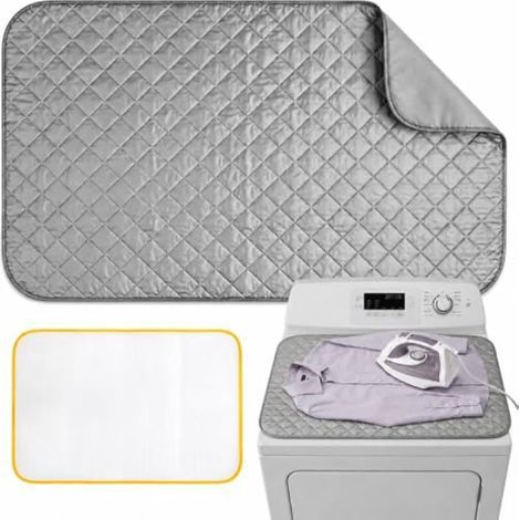 Anti-Heat Reflective Ironing Mat, Ironing Netting, Non-Slip Ironing Cloths, Protective Cloth for Ironing, Table Dryer, Clothing, Travel (1/4)