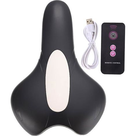 KLVGTIFS PU - Beckenbodenmuskeltrainer, verstellbarer Kegel-Trainer für Männer und Frauen - 4 Vibrationsmodi mit Fernbedienung (Schwarz) (1/5)
