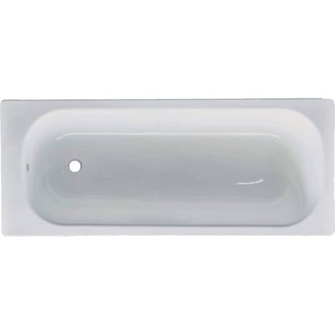 Modern Rectangular Single Ended Bath 1600x700x355mm - White