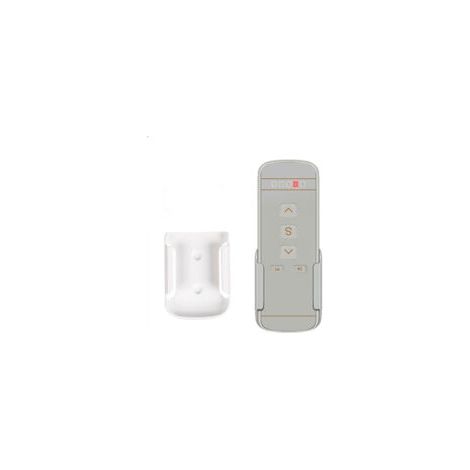 Télécommande radio 433,42 MHz pour stores et volets roulants, 5 canaux, pour la commande de 5 moteurs ou 5 groupes de moteurs - Crezuo (1/4)