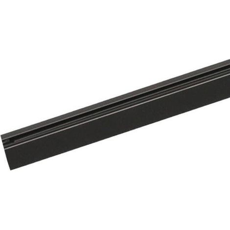 Sistema Illuminazione Binario Monofase Nero, Binario Connettori Giunti (Binario 1M)