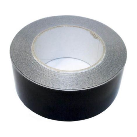 Nastro alta temperatura in alluminio nero 50mt x 50 mm 150 C max