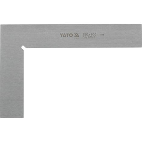 YATO, modelo YT-70752, Esquinero de herrero 150x100 mm, ideal para carpintería, metalurgia y construcción, herramienta profesional de alta precisión y durabilidad.