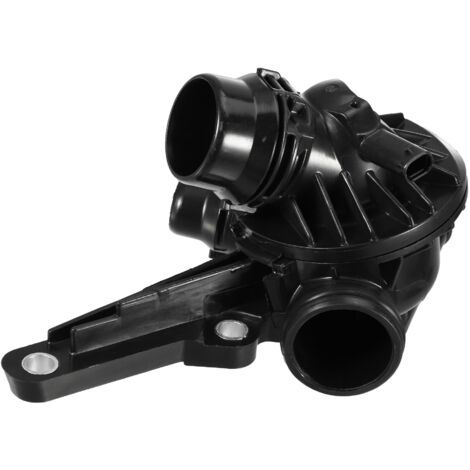 Applicable N° 11537600584 Ensemble Boîtier Thermostat Liquide refroidissements Du Moteur Pour BMW 320I 2012-2018, Thermostat Pompe À Eau Interne, Plastique Durable, 1 Pièce Noir (1/5)