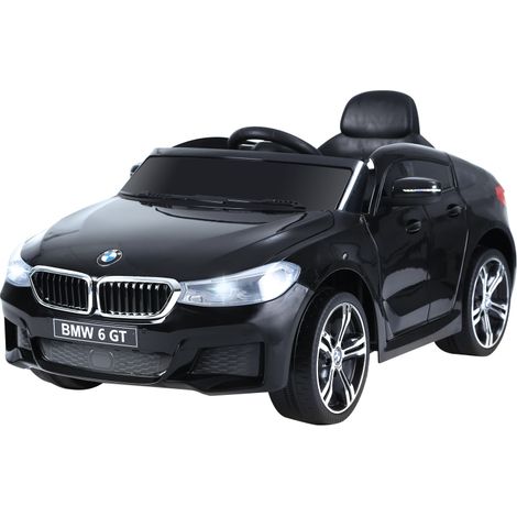Kids Electric Ride On Car 6V Licensed BMW 6GT W/ Remote-Black