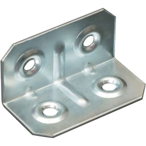 100PZ PIASTRINA DI GIUNZIONE AD ANGOLO mm 20 x 20 x 40