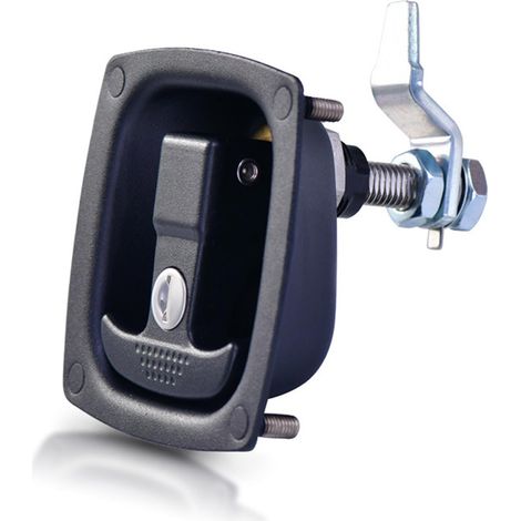 Verrous de camping-car, avec poignée en T, serrure de boîte à outils, fermeture éclair pour porte d'entrée, pour camping-car, caravane, remorque, camion, patrouille, Toolbox Latch (1/5)