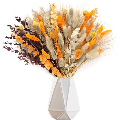105 Pièces Pampa Séchées Naturelle Décoration Fleurs Séchées Automne Bouquet Séché Décor d'herbe de Pampa Plantes Décoratives en Herbe Pampa pour Boho Arrangements Mariage Anniversaire (1/5)