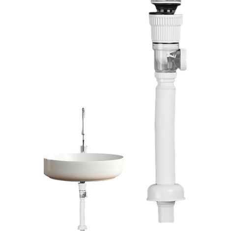 Drain Pipe Kits P Trap for Bathroom Anti Odor Flexible Clear