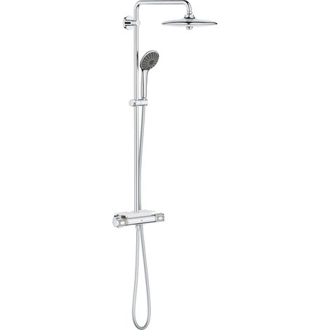 Grohe Vitalio Joy - Duschset 260 mit Thermostat für die Wand und Ablage, Chrom 26403002 (1/5)