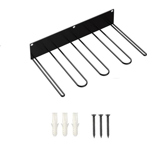 Lntyq supports muraux en métal robuste pour placard, entrée, extérieur, garage (41,5 x 23,5 cm)