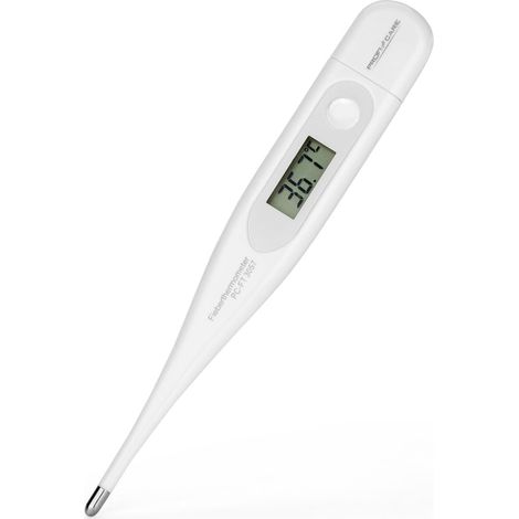 ProfiCare PC-FT 3057 - Thermomètre numérique - Ecran LCD - Avec boite de rangement - Blanc (1/5)