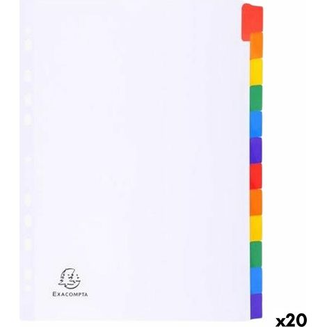 Distanziali Exacompta Bianco A4 (20 Unità) (1/3)