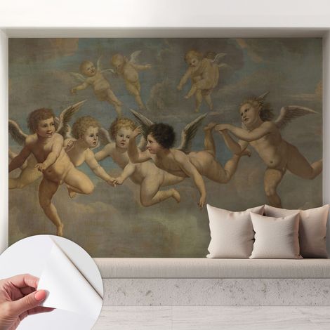 Carta da parati autoadesiva - fotomurale - decorazione parete - stile elegante - decorazione casa - Figure angeliche 208x146 cm (1/5)