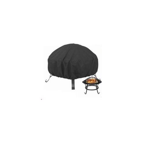 Housse de protection pour brasero rond, cordon de serrage pour imperméable, coupevent, résistant aux UV, tissu Oxford 80 x 65 cm pour four, table à manger et chaises et jardin (1/4)