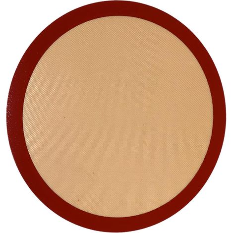 Feuille de Cuisson en Silicone Ronde 12 Pouces, Tapis de Cuisson Antiadhésif Résistant Haute Température pour Four et Friteuse à Air, Accessoire Polyvalent pour Couleur Aléatoire'Couleurs Assorties'32 (1/5)