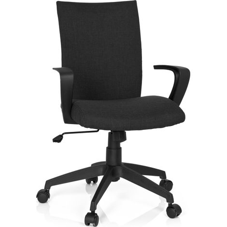 Bürostuhl SOFT Stoff schwarz hjh OFFICE (1/5)