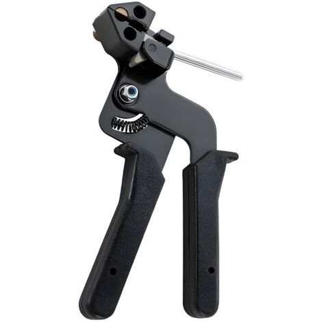 Pistolet à Attache de Câble en Acier Inoxydable, Outil d'attache de câble pour Verrouiller et Couper les Colliers de Serrage Inox, avec 50 Pièces 250mm×4,6mm Collier Serrage Inox (1/5)