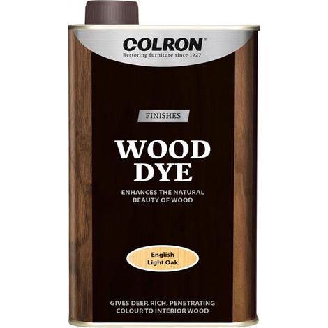 Ronseal 36890 Colron Refined Wood Dye English Light Oak 250ml RSLCRWDLO250