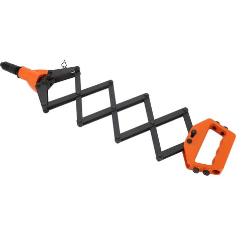 Nietzange, Hochleistungs-Nietzange mit Einzugsmechanismus für 3,2–6,4 mm Nietdorne, professionelles Nietwerkzeug, ergonomischer Griff, robuste Ausführung (1/5)