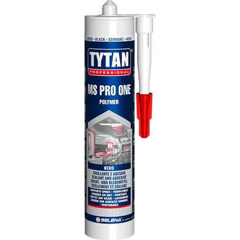 SILICONE SIGILLANTE POLIMERO MS PRO 280ML NERO TYTAN