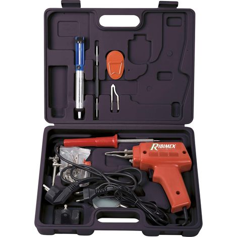 SALDATORE ISTANTANEO PISTOLA SALDATRICE FILO A STAGNO SALDATURE 100W RIBIMEX