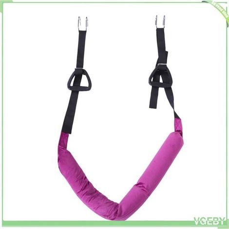 Sangle de taille suspendue - FAFEICY - sangle d'étirement réglable - crochet inox double - haute ténacité (1/4)