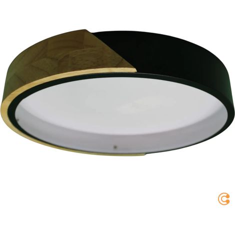 [GEBRAUCHT] B-Ware Just Light Led Deckenleuchte Lampe Deckenlampe Bila Schwarz 32 Cm Holz