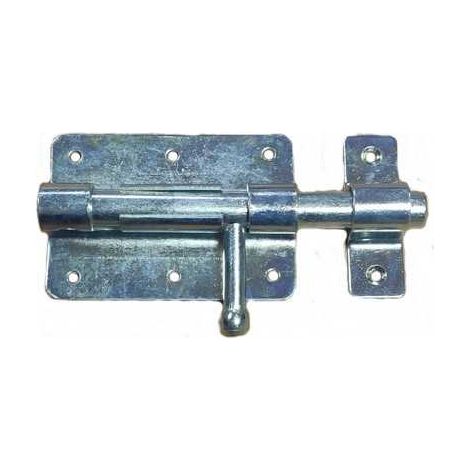 Verrou de box porte cadenas Ø 15 mm / L : 100 mm Galvanisé