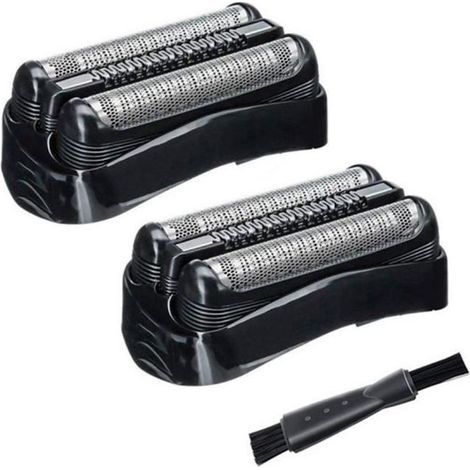 Packung mit 2 Ersatzscherköpfen 21B für Braun Series 3 Elektrorasierer (1/4)