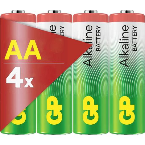 GP AA Batterie GP Alkaline 1,5V 4 Stück Pile LR6 (AA) 1.5 V 4 pc(s)