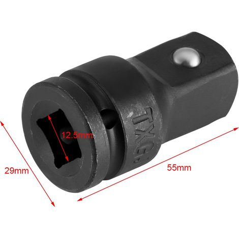 Adaptateur-réducteur pour clé à chocs en acier au chrome-vanadium de 1/2 à 3/4 pouce (1/5)