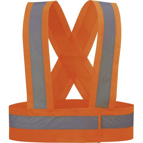 Baudrier Haute Visibilité Orange Sécurité Accrue, Visibilité Optimale - Juba (1/2)