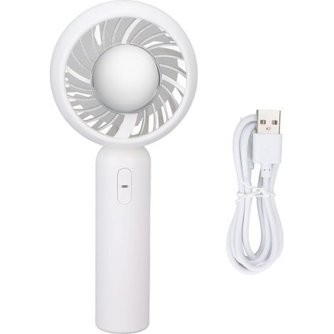 Ventilateur de poche rechargeable USB 3 vitesses pour le hockey sur glace et activités extérieures (1/5)