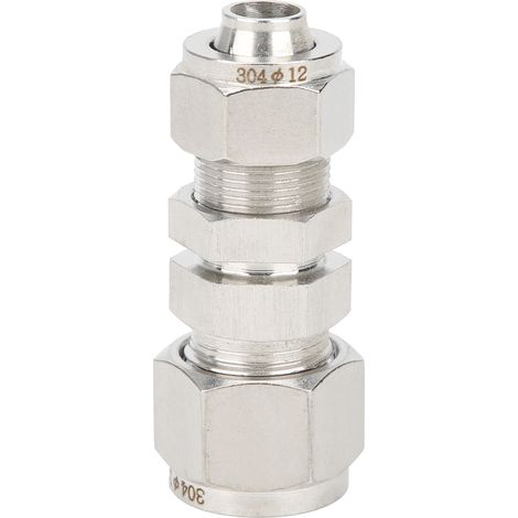 2 raccords rapides en acier inoxydable 304 pour montage sur cloison, conversion tuyau rigide vers flexible Ф1210 (1/5)